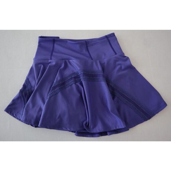 FP Movement OB1239363 Women's Sz L Moroccan Blue Pleats and Thank You Skort - Picture 6 of 6